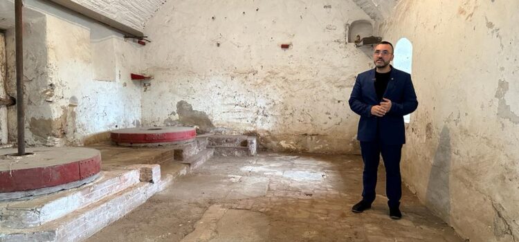 Benlloch visita el Nou Molí de Santa Sofía per explicar el projecte Vila-real Connexió Millars