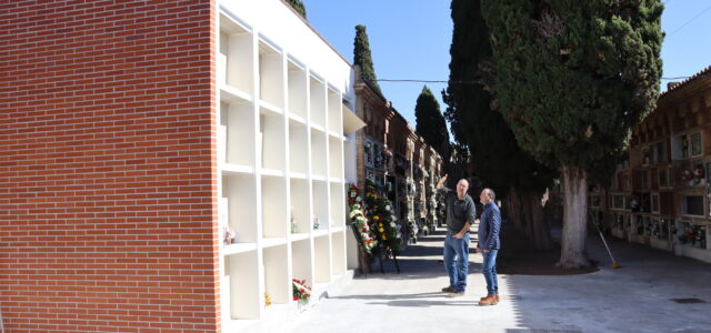 Vila-real habilita més de 120 nínxols per ampliar la capacitat del Cementeri Municipal