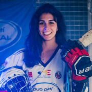 Eva Marqués, jugadora d’hoquei del CP Vila-real, campiona d’Europa amb la selecció espanyola