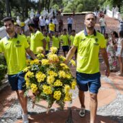 El Villareal realitza la ofrena als patrons