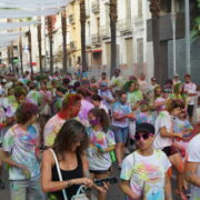 La Holi Colors Solidària torna a recórrer els carrers de Vila-real en les festes de setembre
