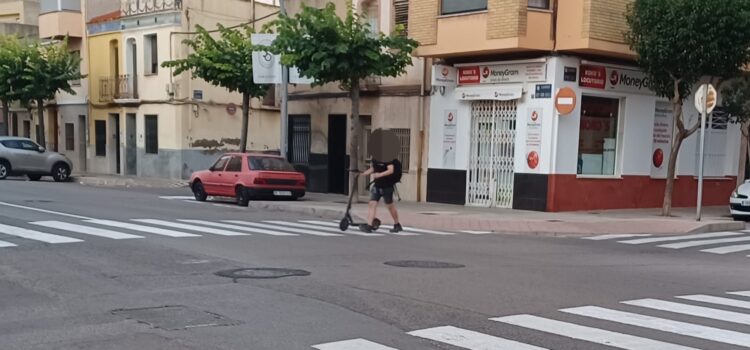 Vila-real registra quasi una desena de denúncies a patinets en menys d’una setmana