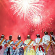 Fi a les festes patronals amb el tradicional correfoc i el castell final