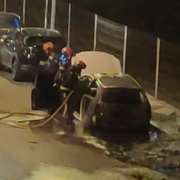 Cremen un contenidor i un cotxe a Vila-real