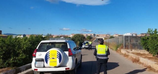 Vila-real realitza controls al camp amb el suport de drons per evitar robatoris