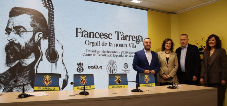 Vila-real reivindica la figura de Tàrrega en el centenari del Villarreal CF