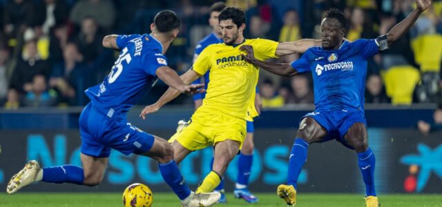 El Villarreal va meréixer guanyar el partit enfront del Getafe, encara que a última hora va estar a punt de perdre’l (1-1)