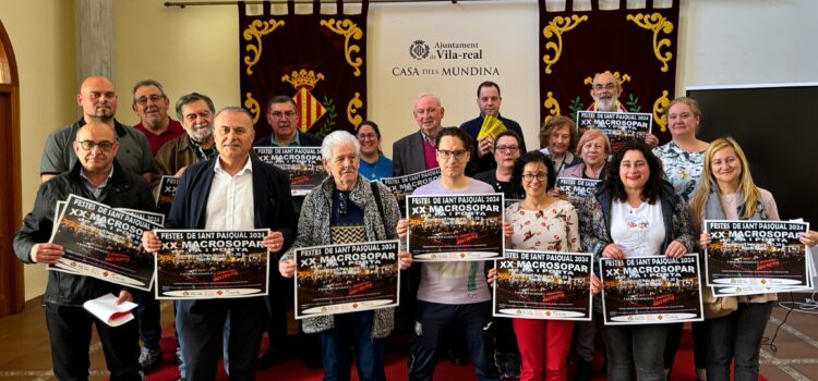 Sortejades les taules del Macrosopar de veïns de les festes de Sant Pasqual