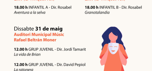 La Mostra Final de l’Escola Municipal de Teatre de Vila-real posa el colofó al curs