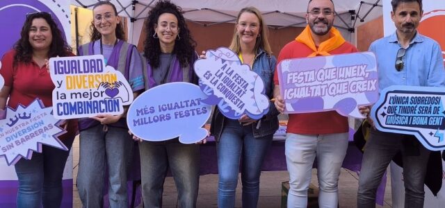 El Punt Violeta reforça la seua presència en les festes de Sant Pasqual