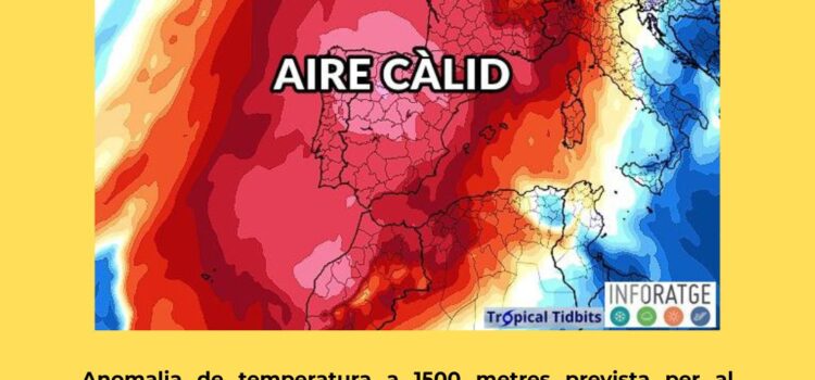 Arriba una onada de calor anticipada amb temperatures de fins a 37 °C a l’interior
