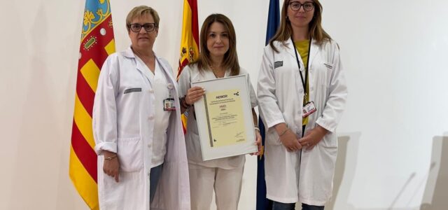 La Consulta d’Ostomies de la Plana, pionera a la Comunitat amb la certificació HU-CI d’AENOR