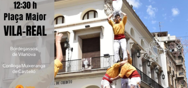 Les muixerangues prenen la plaça Major de Vila-real per Sant Pasqual