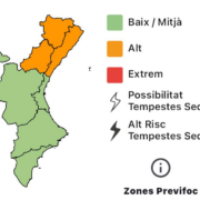 Preemergència per risc alt d’incendis forestals hui a la província de Castelló