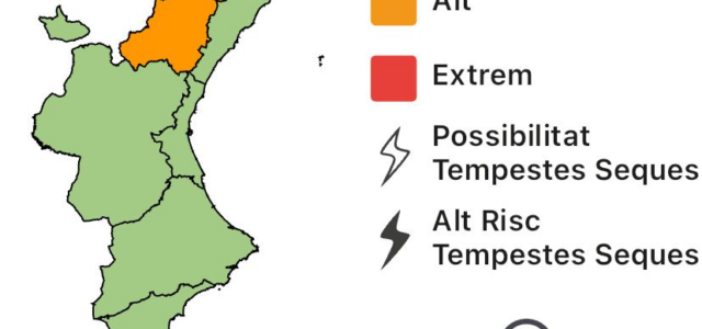 Preocupació al nord de Castelló pel risc elevat d’incendis forestals