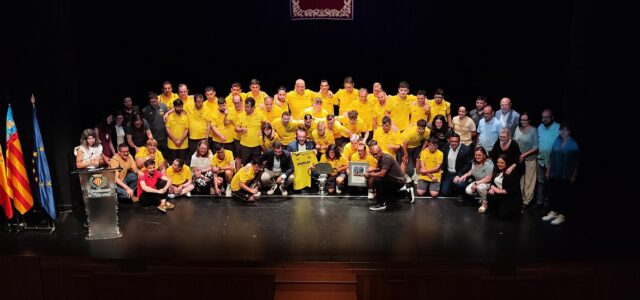 Recepció a l’equip EDI del Villarreal CF, campió de companyonia en LaLiga Genuine Moeve