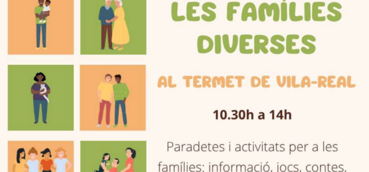 Vila-real celebra la quarta Festa de les famílies diverses amb activitats i reivindicació de la diversitat