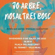La Plaça del Pastoret acull un taller creatiu per a connectar amb la natura i fomentar la cohesió social