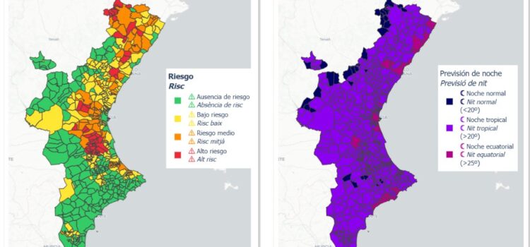 Vila-real en alerta per calor: nit tropical i risc mitjà de temperatures extremes