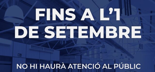 L’Espai Jove romandrà tancat temporalment fins al 1 de setembre