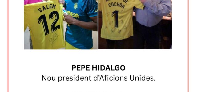 Pepe Hidalgo, nou president d’Aficions Unides