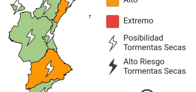 Preemergència per risc d’incendis forestals a la Comunitat Valenciana