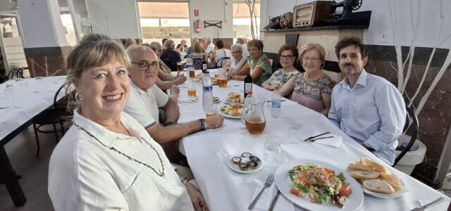 Vila-real acompanya l’Associació de Jubilats i Pensionistes La Murà en el seu dinar anual
