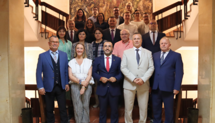 Vila-real rep la delegació de Michalovce en una recepció institucional