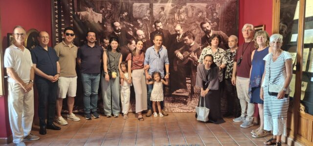El Jurat del Certamen Internacional de Guitarra Francesc Tàrrega de Benicàssim visita Vila-real