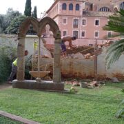 Vila-real repara el mur del Museu de la Ciutat Casa de Polo afectat per la caiguda d’un arbre en gener