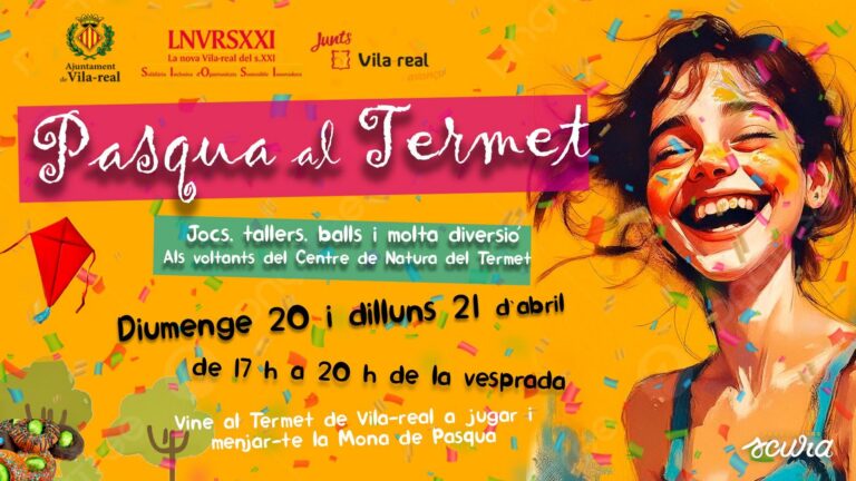 Pasqua al Termet ompli de vida el pulmó verd de Vila-real amb jocs, contes i música per a tota la família