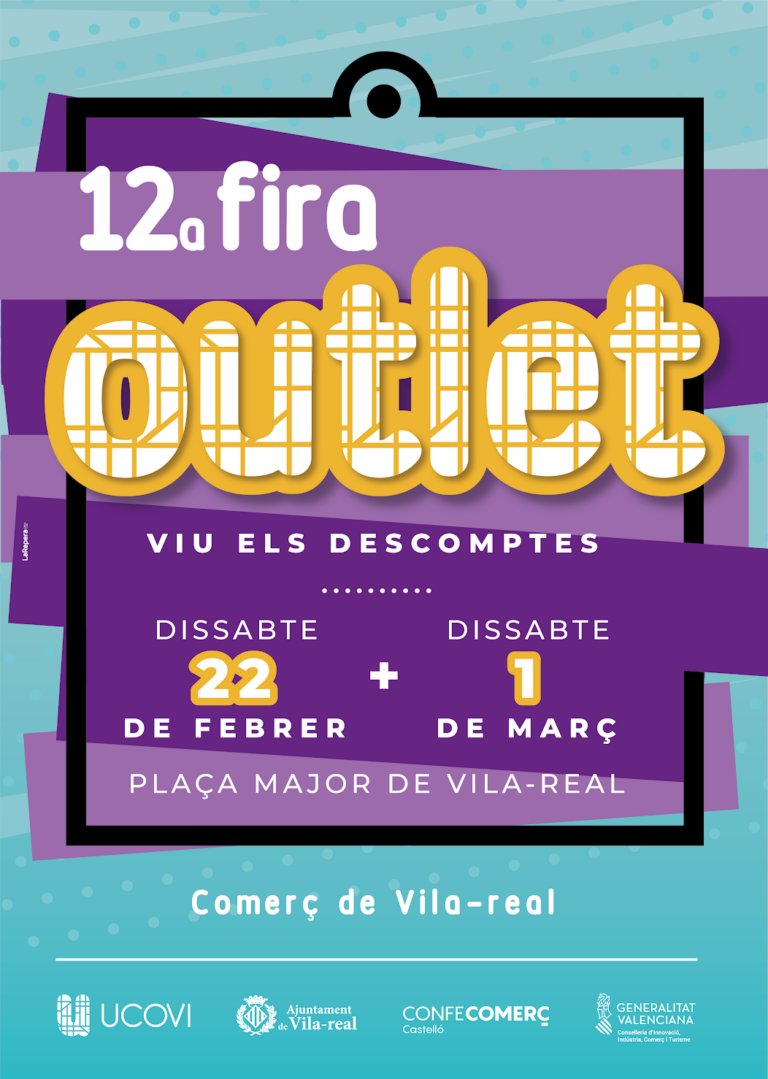 La Fira Outlet de Vila-real arriba a la Plaça Major amb descomptes irresistibles