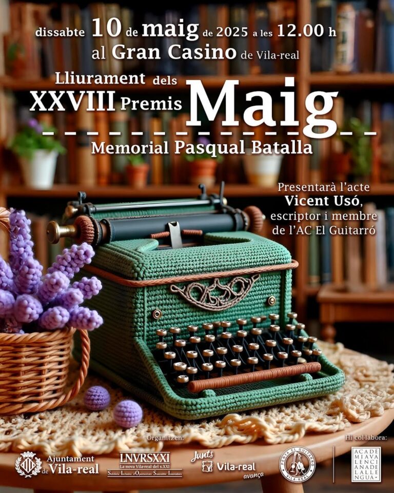 Vila-real celebra el lliurament dels XXVIII Premis Maig – Memorial Pasqual Batalla