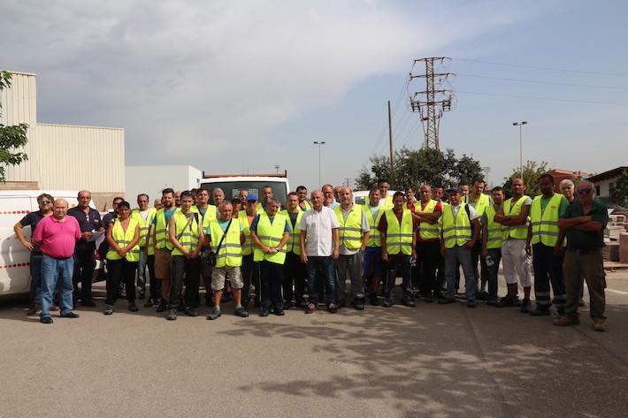El primer torn de l’INEM-Agrari neteja barrancs i camins per pal·liar els efectes de les pluges de tardor