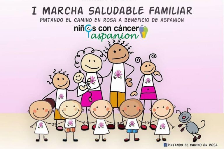 La I Marxa Saludable Familiar de Pintando el camino en rosa arriba en festes de maig