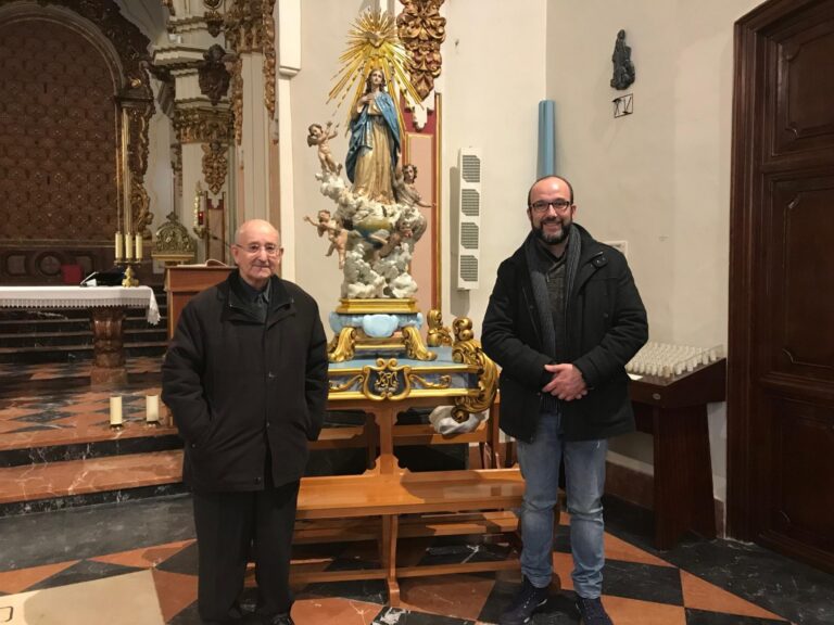 Tot a punt per a retre homenatge a la Puríssima amb la restauració i el trasllat de la imatge