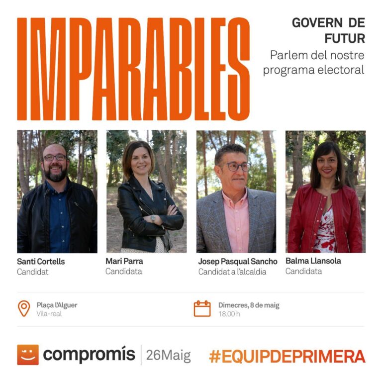 La plaça de l’Alguer, segona parada de Compromís on presentarà seues propostes educatives, joventut i igualtat per al 26-M