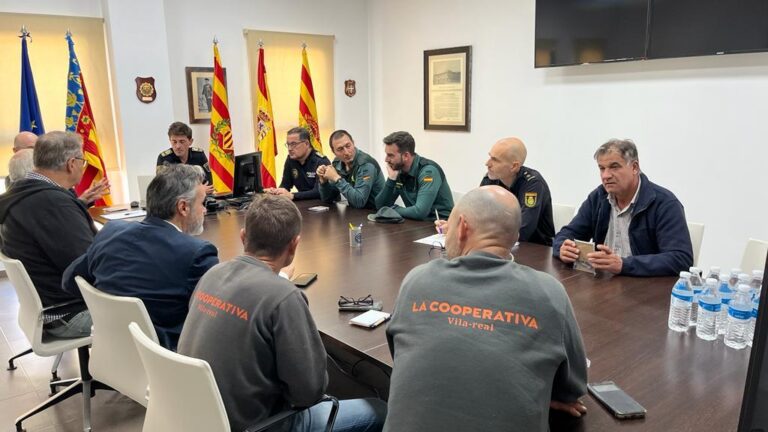 Vila-real celebra una reunió entre les forces de seguretat i les cooperatives i empreses citrícoles