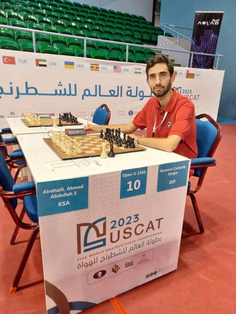 El vila-realense Sergio Romero participa en el campionat mundial d’escacs sub2300