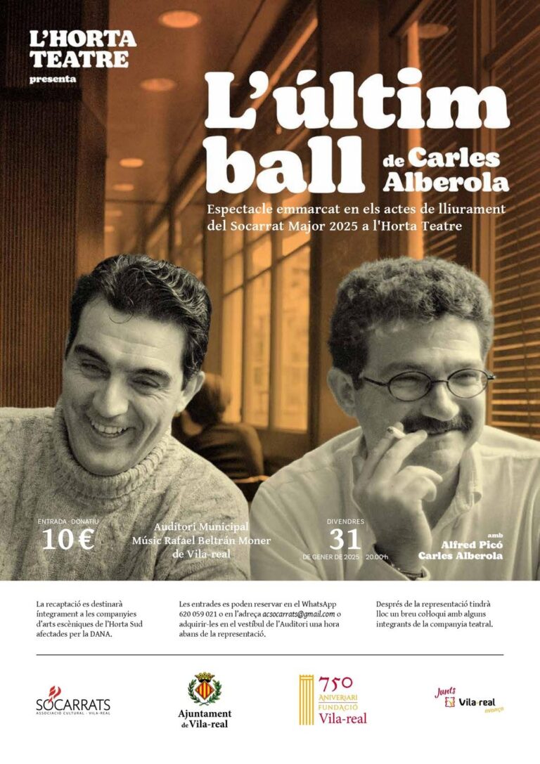 L’últim ball homenatja els actors anònims amb una obra de teatre plena d’humor i emoció a l’Auditori de Catarroja