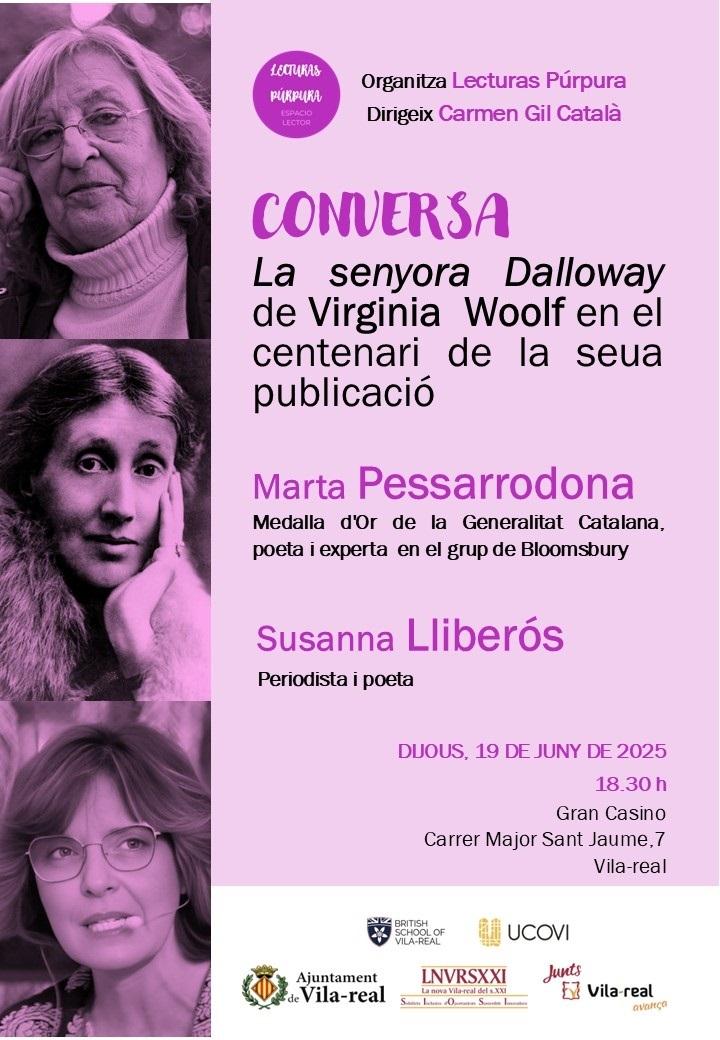 Hui, conversa sobre ‘La senyora Dalloway’ al Gran Casino