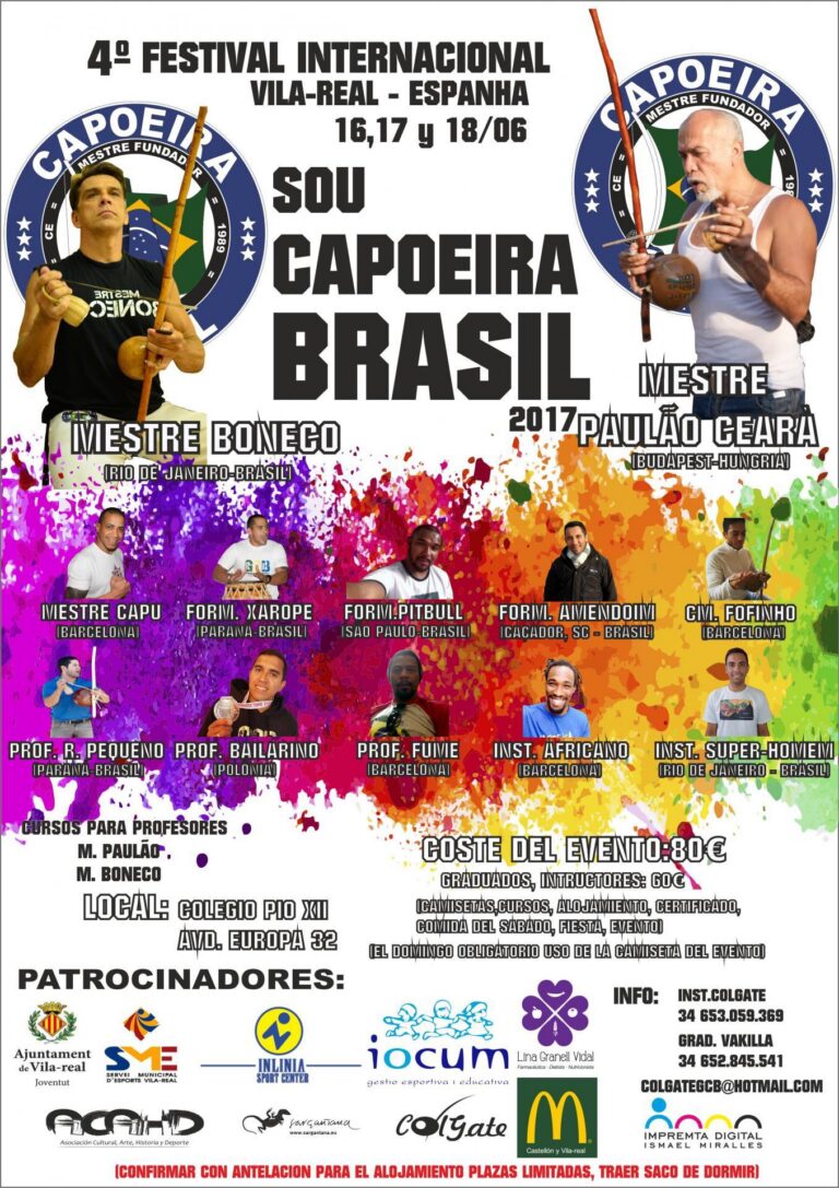 El IV Festival Internacional Sou Capoeira Brasil torna amb classes, tallers i exhibicions