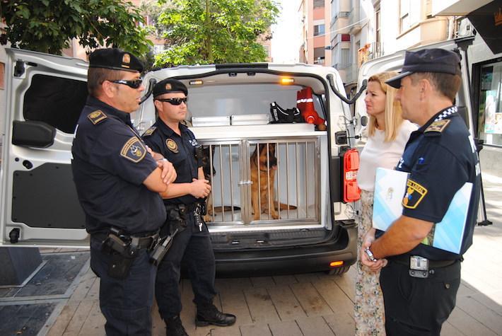 La Unitat Canina de la Policia Local ha sigut premiada amb la Distinció Nacional a les bones pràctiques
