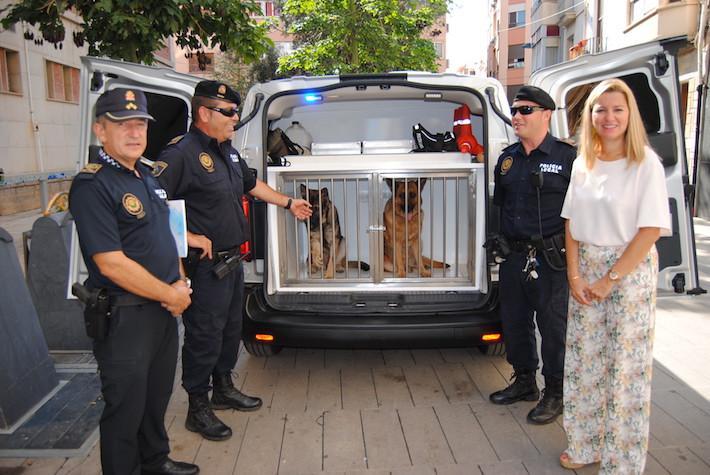 La Policia Local adquireix una nova furgoneta per a la Unitat Canina 