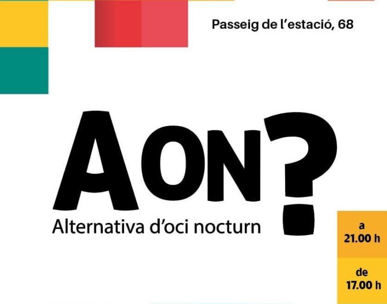 La ciutat ‘recupera’ aquest cap de setmana l’alternativa d’oci nocturn saludable per a adolescents ‘A ON?’