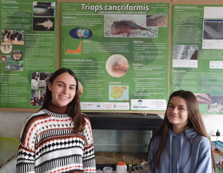 Alba Serrano i Patricia Marco, alumnes del Santa María, bronze en la Genius Olympiad de Nova York 