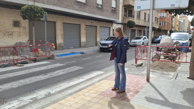 Vila-real accelera l’eliminació de barreres arquitectòniques amb obres al carrer Joan Baptista Llorens