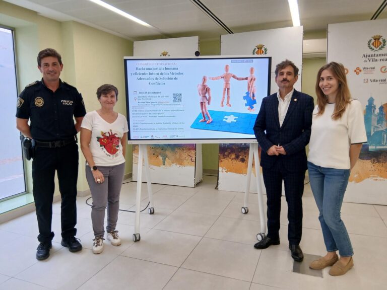 Vila-real es consolida com a referent internacional en mediació amb el Congrés sobre Justícia Humana