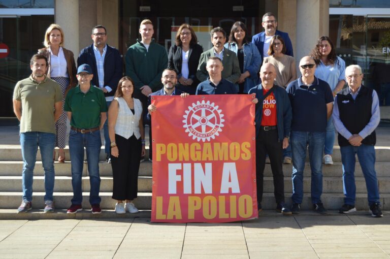 Vila-real se suma al Dia Mundial de la Pòlio amb la lectura d’un manifest del Rotary Club