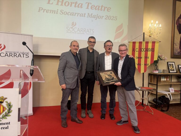 L’Horta Teatre, guardonada amb el Premi Socarrat Major pels seus 50 anys d’història